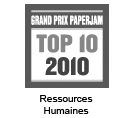 Grand Prix Paperjam Top 10 - 2010 - Ressources Humaines